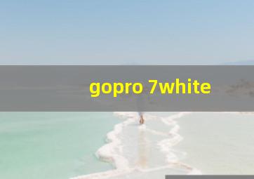 gopro 7white